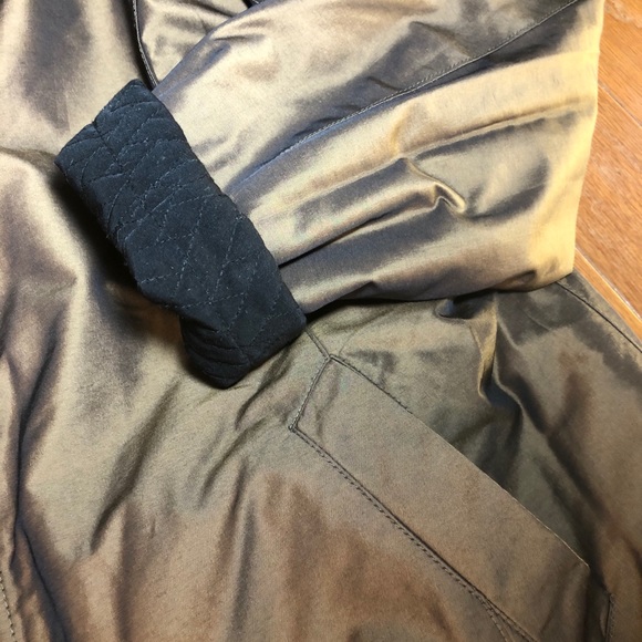 Woman’s reversible quilted coat sz large black - Picture 3 of 4